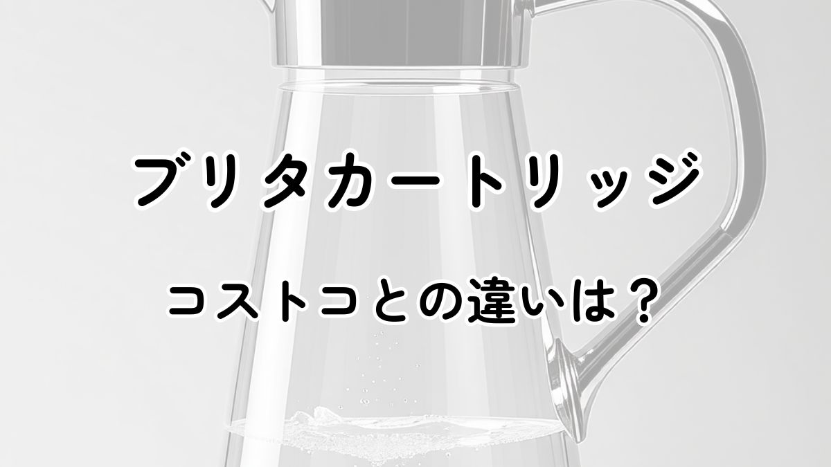 ブリタカートリッジとコストコの違いは？互換品とどれがおすすめ？